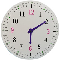 Increase clock model childrens math clock teaching aids primary school first grade learning to know time toddler toy clock