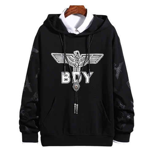 Осенний спортивный костюм, трендовая толстовка с капюшоном для отдыха, мужские спортивные штаны, в корейском стиле