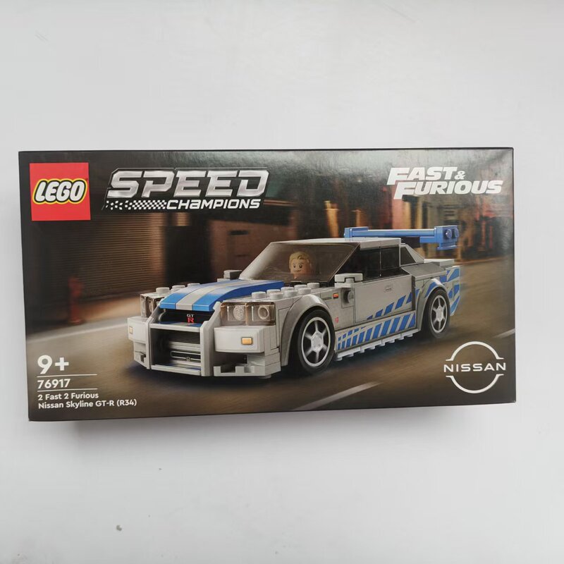 Lego 76917 Nissan Skyline Gt-R Super Racing Car Speed Boy Sports Car Building Block Toy