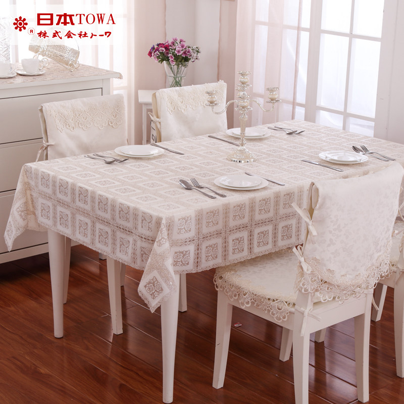 Dovo table cloth pvc table cloth anti-water tea table cushion European style lace tablecloth tea table cloth rectangular living room