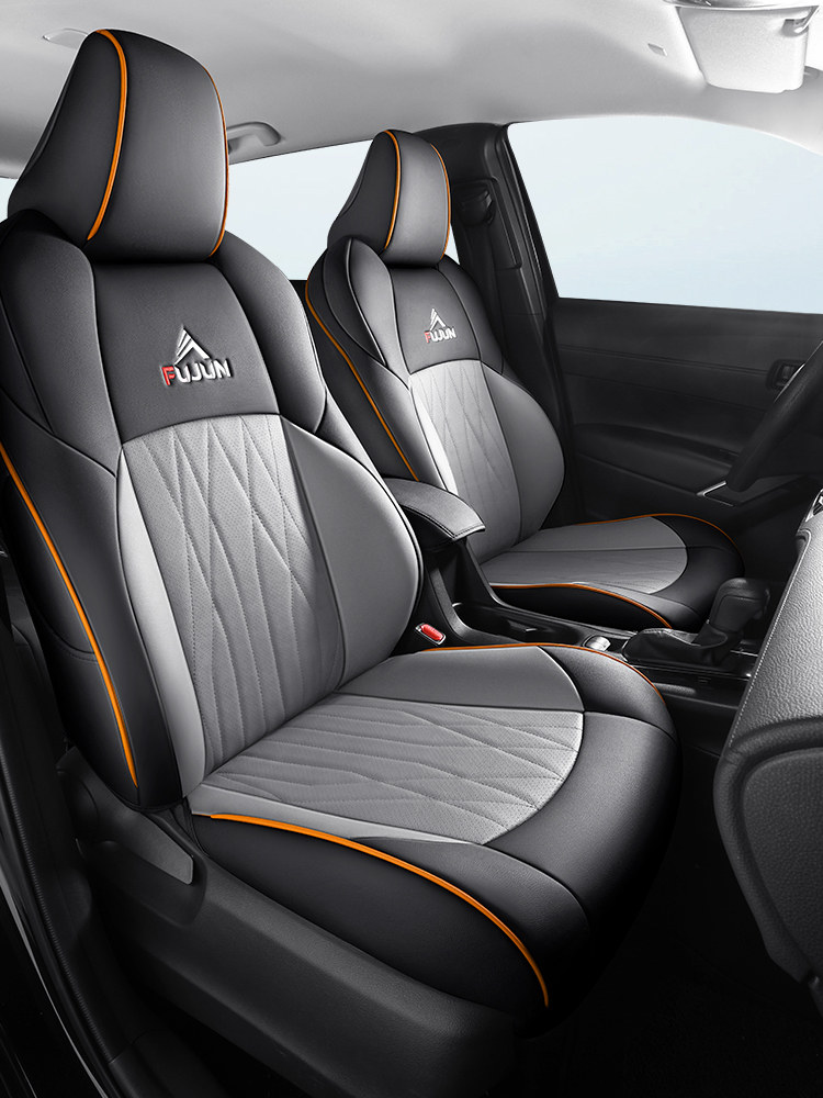 Genuine Leather Toyota Fortuner/Land Cruiser Prado Seat Covers, Interior Cushion Decoration, Seat Cover, Full Surround, 2026 Model