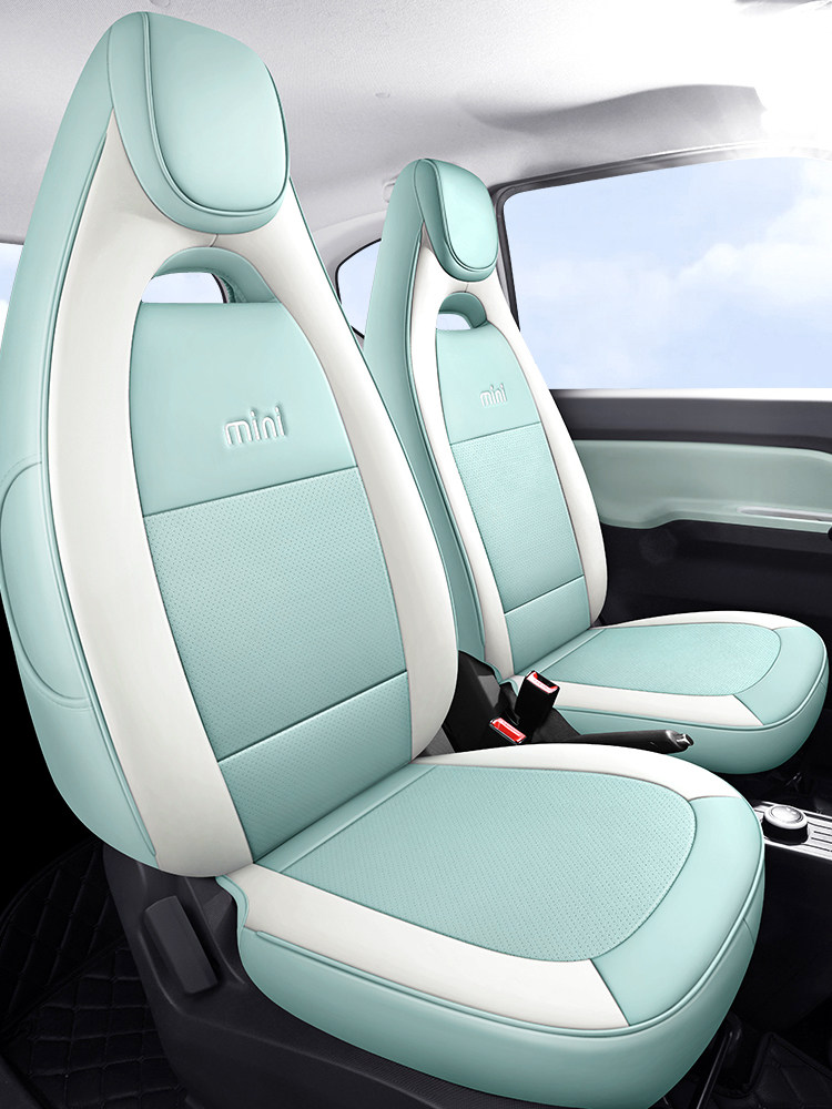 Wuling Hongguang Mini Car Seat Cover, Mini Full-Cover for Second and Third Generation Four-Door Version, Seat Cushion Cover, Universal for All Seasons