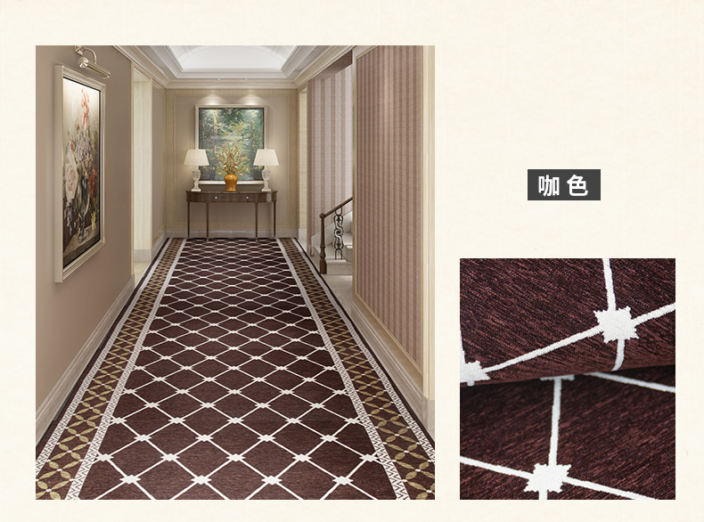 Tự hào hành lang thảm lối đi phòng ngủ đầu giường chăn bếp dải chống trượt mat cửa mat khách sạn đầy đủ cửa hàng - Thảm thảm cuộn trải sàn