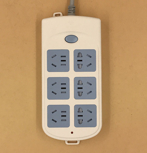 Bull (BULL) GN-603 socket plug-in row wiring board row plug overload protection 6 holes 3 meters