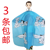 Hairdressing products for children childrens hairdressing cartoon shape waterproof non-stick hair baby hair clipper apron