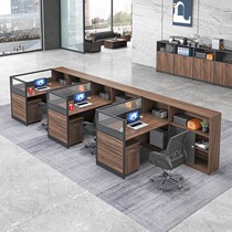 Kunming Office Desk Staff Table Staff Table And Chairs Combination Brief Modern Screen 4 People Financial Desk Office Furniture