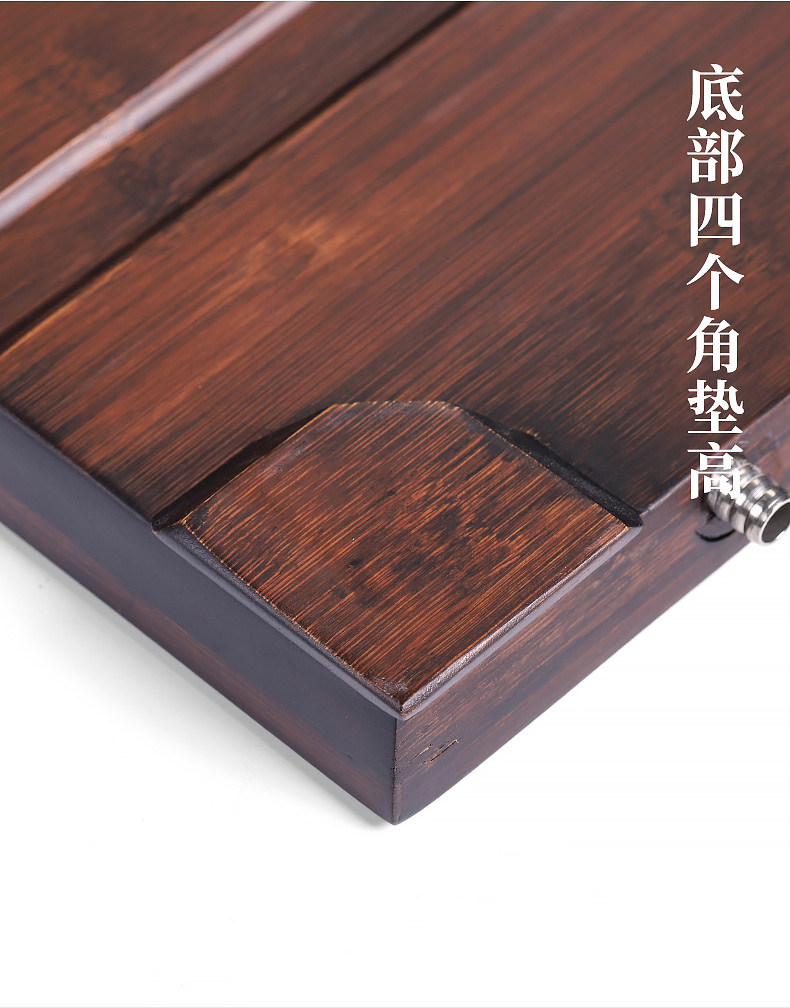Family tea tray was contracted with bamboo tea tray tray waterlogging under caused by excessive rainfall drainage plate of kongfu tea table small tea sea
