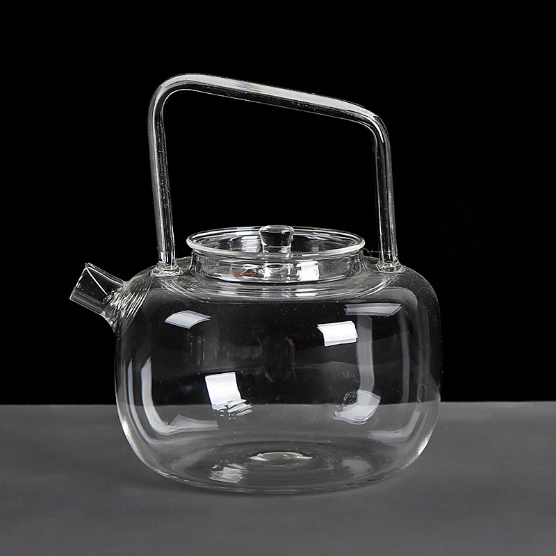 Special glass tea kettle electric household electrical TaoLu transparent single flat high borosilicate boiling kettle with tea sets