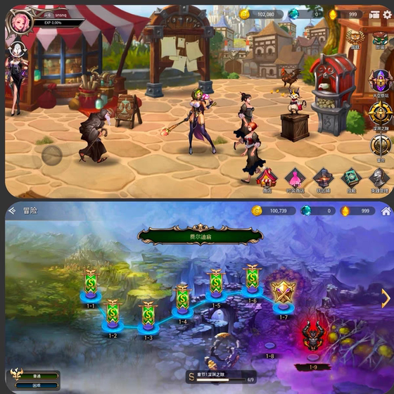 Dungeon and Dragon Warriors Mobile Version Has Built-In Features Such as Offline Unlimited Currency, Invincibility, and Other Menus for Android