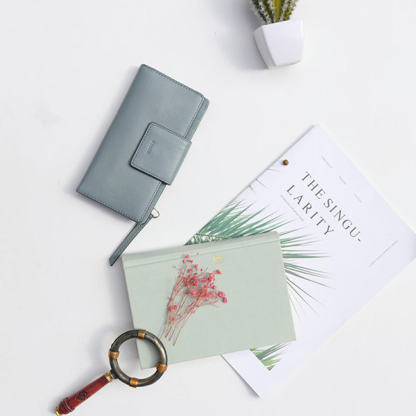 双11预售 Fossil 化石 Emma 女式手拿包 长款钱包 RFID防信息窃取 ￥229包邮（双重优惠）多色可选