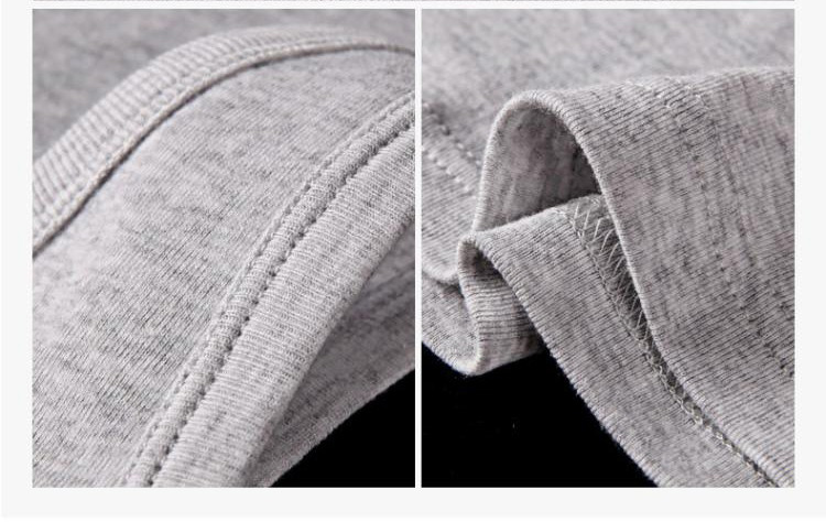 Áo vest nam Nam Cực cotton nam thanh niên Kiểu áo len trắng thoáng khí thể thao quần áo lót