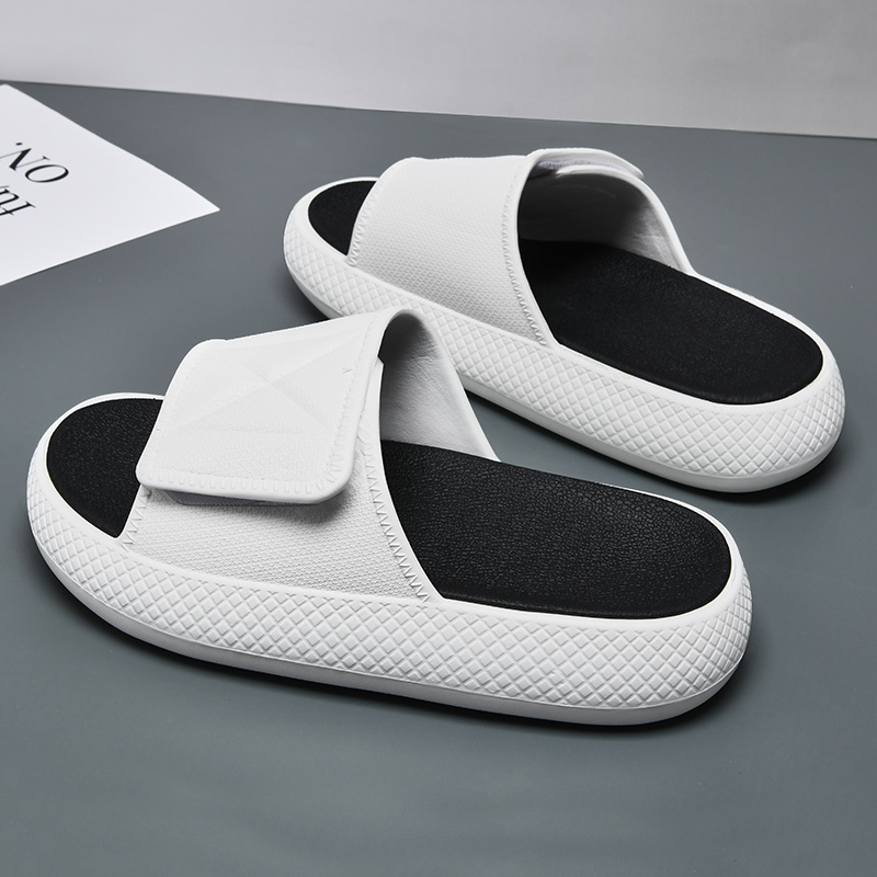 Velcro Slippers for Men, Autumn Outdoor Wear, 2022 New Korean Style, Versatile Men's Outdoor soft sole Soft-Soled Slide Sandals