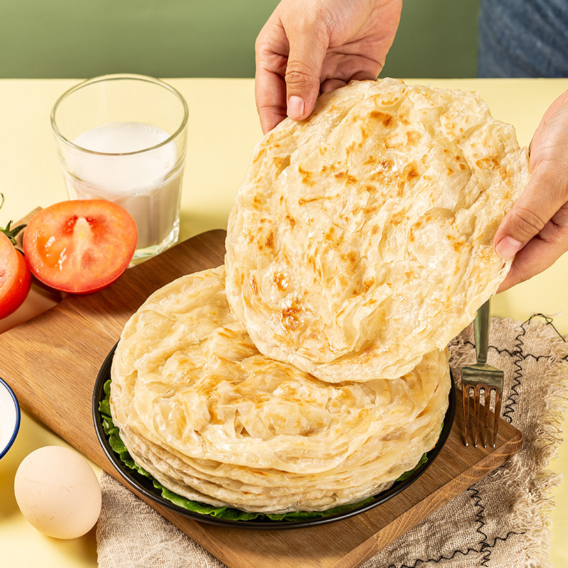 亚明食品 原味手抓饼 90g*20片 天猫优惠券折后￥20.9包邮（￥32.9-12） 葱香手抓饼可选