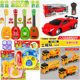 Children's pull back car 12 pack educational gifts Yiwu