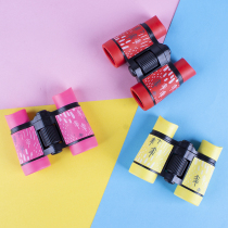 Telescope childrens toy rubber high-definition baby eye glasses double tube small portable