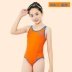 Đồ lót trẻ em Li Ning cho bé gái váy một mảnh tam giác Đồ bơi cho bé gái Đồ bơi cho bé Bộ đồ bơi của Kid