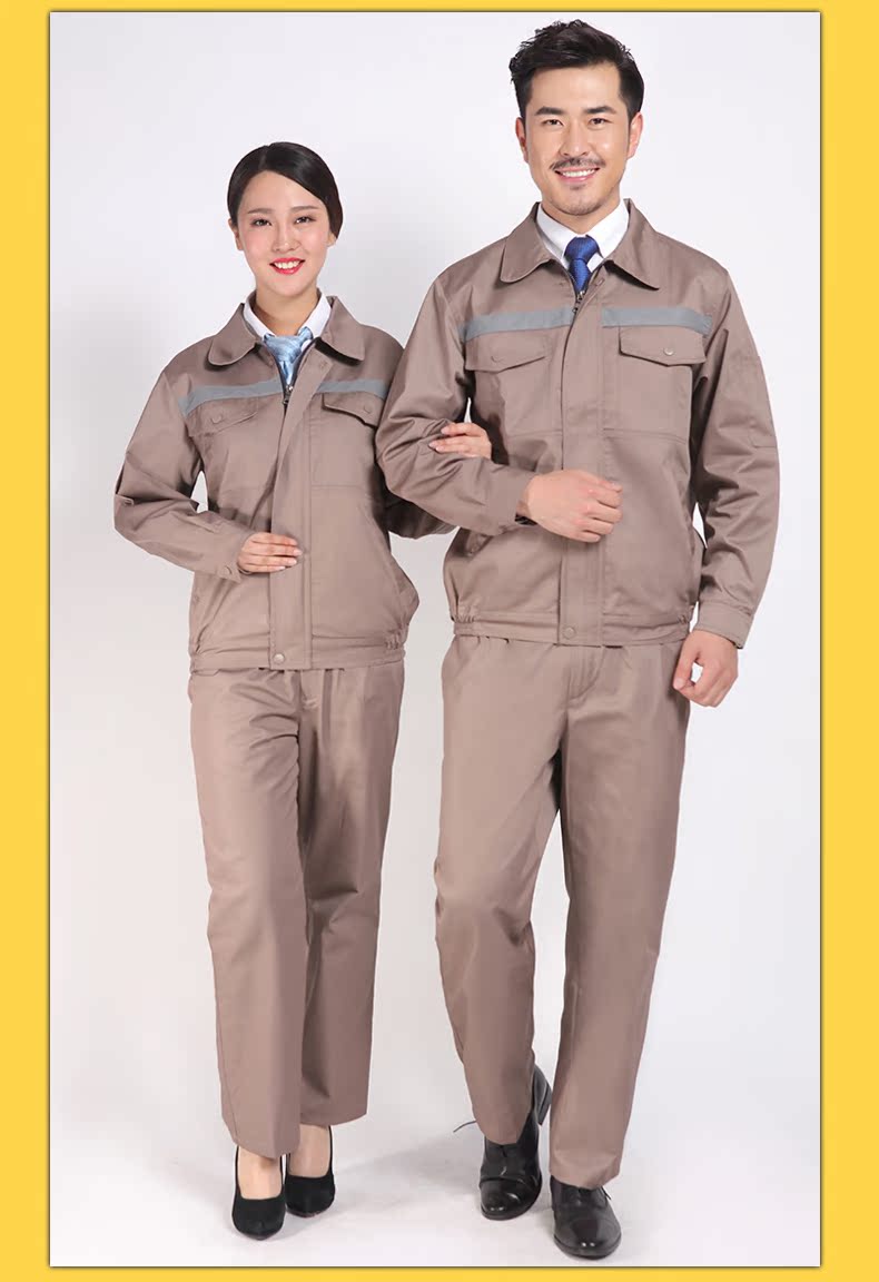 Nước ngoài Trung Quốc chất lượng dải phản quang overalls dài tay dịch vụ kỹ thuật xây dựng vườn xanh bảo hiểm lao động quần áo phù hợp với quần áo nam đồ bộ thể thao nam