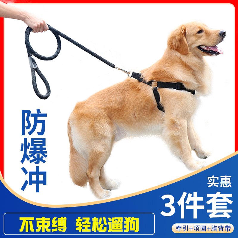Dog Drawstring Teddy Golden Hair Dog Claw Dog Collar Large Dog Walking Dog Rope Chest Pocket Baby Bag Medium Dog Supplies