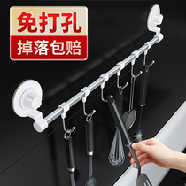 Kitchen Hook Powerful Viscose Suction Cup Door Rear Free To Punch Bathroom Wall Hanging Load Bearing Theorizer Sticks Hang Clothes Hook