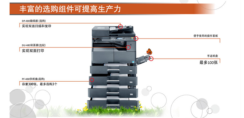 Kyocera TASKalfa 2211 Máy photocopy đen trắng In bản sao Quét hai khay tiêu chuẩn