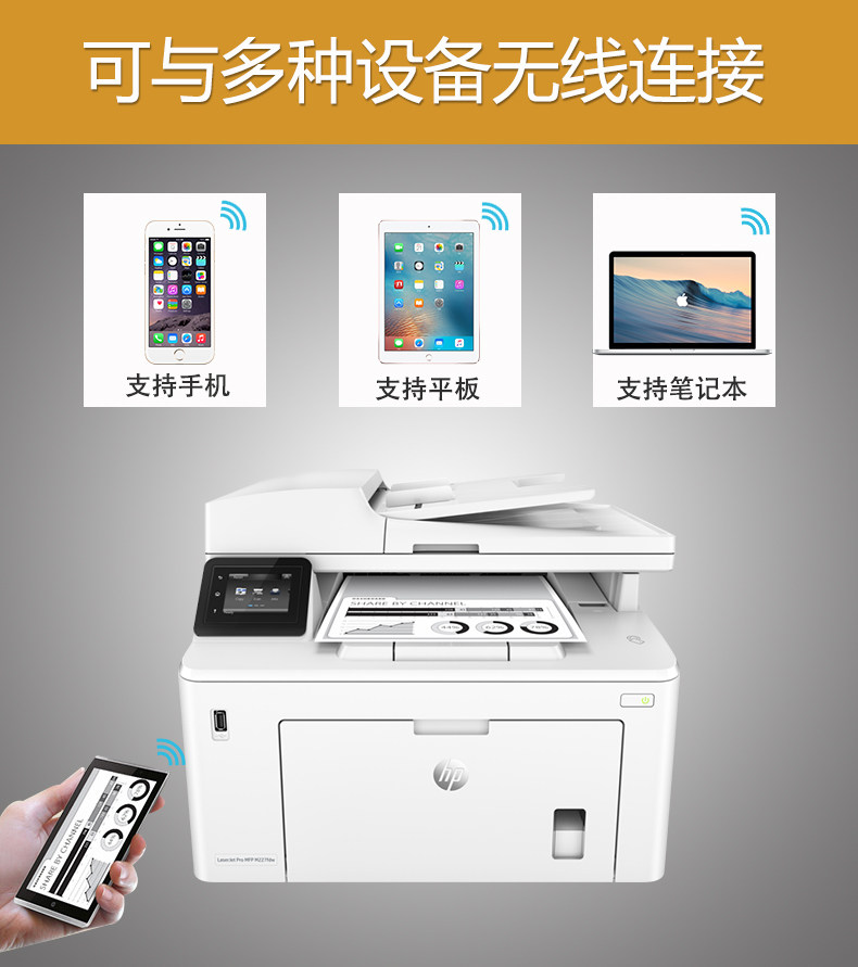 惠普M227FDW黑白激光打印机复印一体机 惠普M227FDW黑白激光打印机复印一体机
