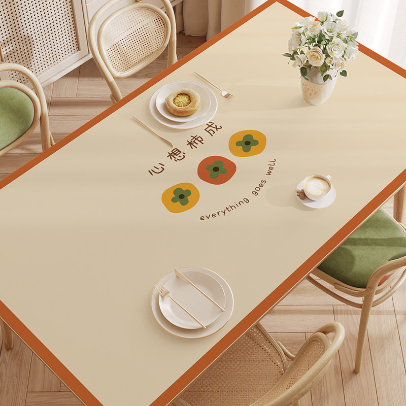 Silicone table mat waterproof and anti-burn and burn-free rectangular dining table cushion 100 hitch-table Bins wind tea table cushion