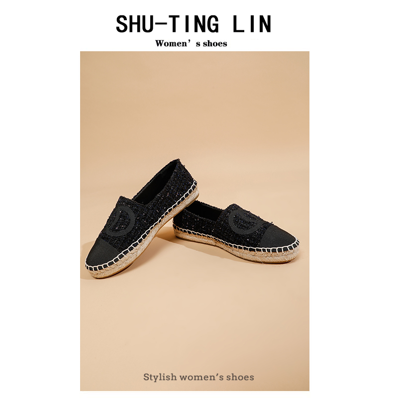 SHU-TING LIN 2023 Spring and Autumn New Fragrance Fisherman Shoes and Female Small SHU