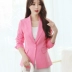 Mùa xuân 2019 mới mỏng nhỏ phù hợp với áo khoác nữ phiên bản Hàn Quốc của quần lọt khe rộng nhỏ giản dị vest nữ Business Suit
