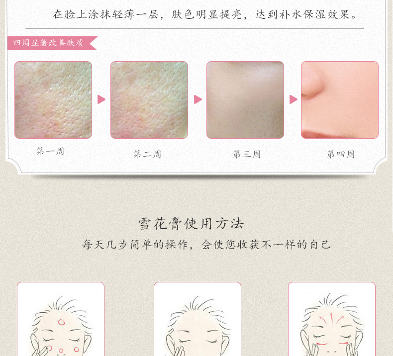 Thượng Hải kem phụ nữ đêm hoa nhài đêm hoa hồng cũ Thượng Hải chính hãng thương hiệu kem trong nước cũ - Kem dưỡng da sữa dưỡng ẩm