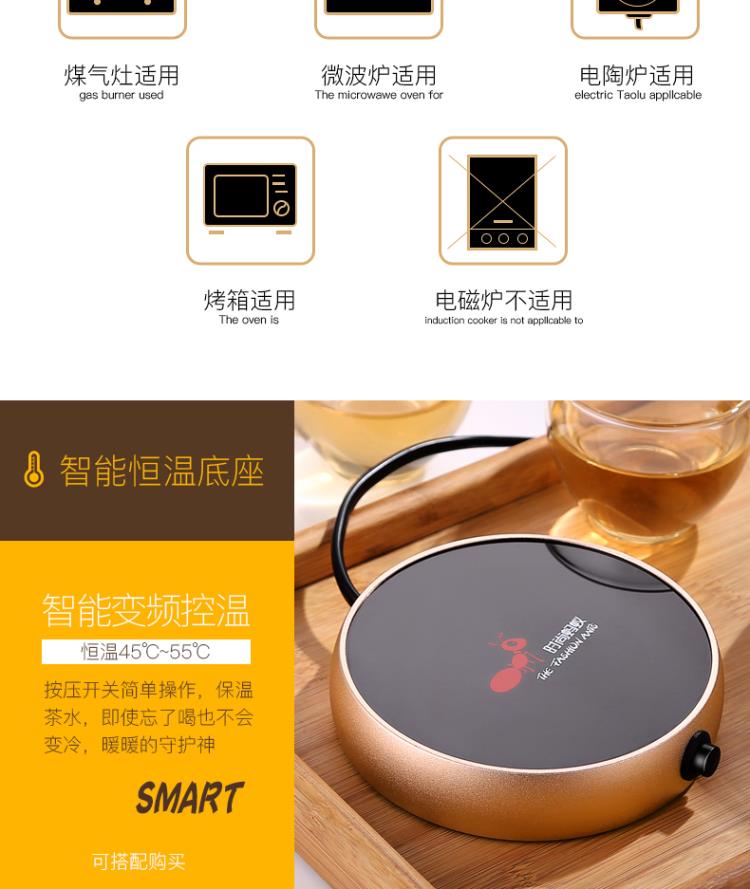Bộ lọc ấm trà bong bóng thủy tinh dày lên chịu nhiệt nhỏ lớn Kung Fu pha trà đặt ấm đun nước nhiệt độ cao - Trà sứ bình uống trà