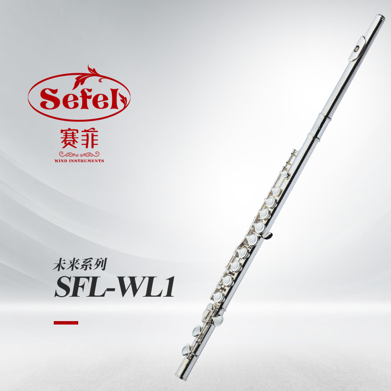 Saifei Future Series 16 closed-hole C-tuned silver-plated flute instrument professional beginner verification test professional playing SFL-WL1