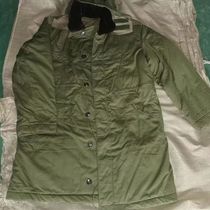 Inventory fidelity brand new mens cotton coat security winter cold protection with hat and knee pads northeast mid-length