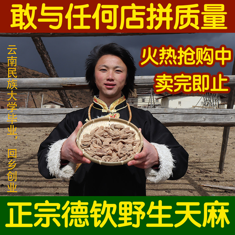 Shangri-La Wild Gastrodia 200 grams Linzhi Tianma Primary Forest Non-Zhaotong Yunnan Specialty SF