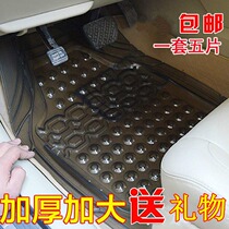 Logo 207307 Peugeot 301308408PVC car universal latex plastic waterproof transparent rubber floor mat