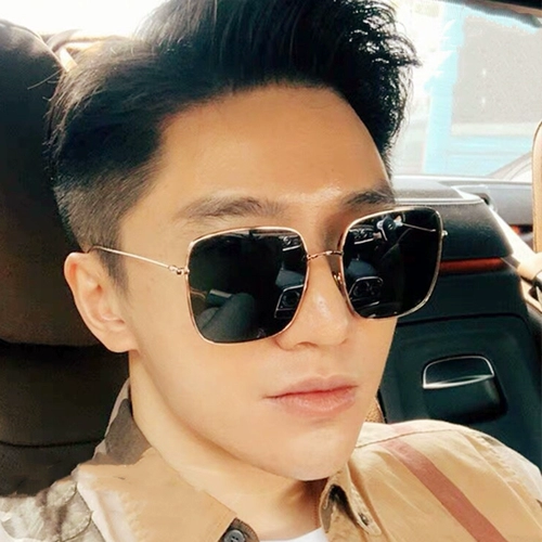 Вместительные и большые квадратные солнцезащитные очки на солнечной энергии, по фигуре, городской стиль, защита от ультрафиолета