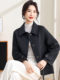 2025 Autumn/Winter New Double-Sided Cashmere Coat for Women, Short Style for Petite Figures, Woolen Tweed Jacket, Double-Sided Tweed with a High-End Feel