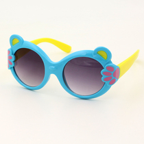 Children sun glasses girl anti-ultraviolet new personality cartoon boy glasses tide comfortable Children Baby sunglasses