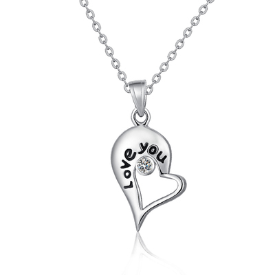 【伊卡洛】925纯银海豚恋人项链