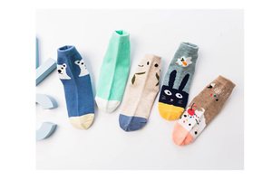 13.8元包邮   妙优童    秋冬纯棉袜5双装