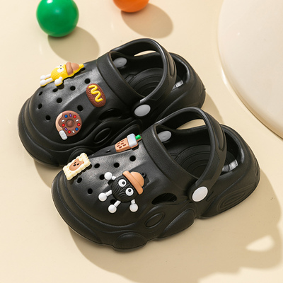 Children's Slippers Summer 2026 New Style Boys' and Girls' Baby Clogs Kids Indoor Non-Slip Parent-Child Sandals — 2