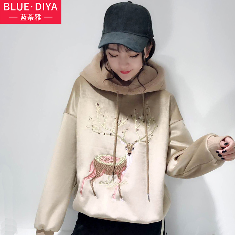 Sweatshirt femme - Ref 3217044 Image 4