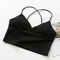 J1704 Black Cross Short (с грудными подушками)