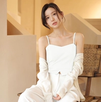 Белые эластичные бретели, вставки в бюстгальтер