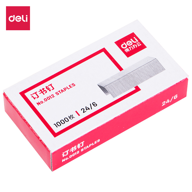 Powerful 0012 high-quality high-strength staples 12 # general staple binding 24 6 office stationery