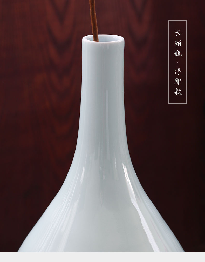 Longquan celadon vase gourd bottle flask ceramic vase vases, flower vases, the clear soup WoGuo for Buddha