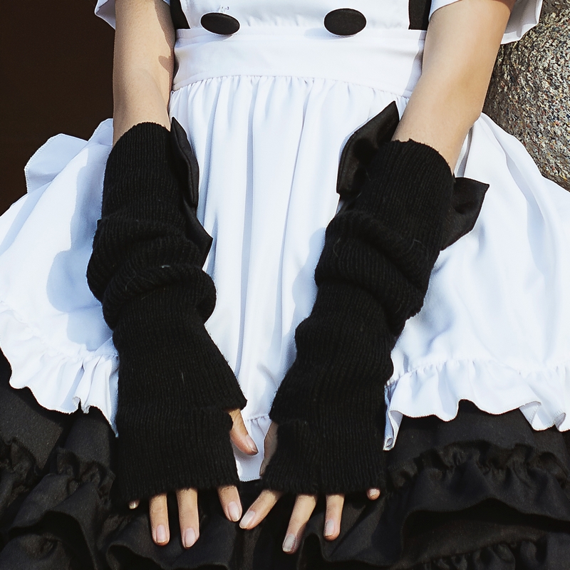 Japanese INS Hashikuki Ninja wearing gloves and Yamamoto semi - finger sleeve dark wind of men and women