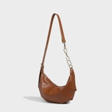 Кожаная демисезонная небольшая дизайнерская вместительная и большая сумка на одно плечо, из натуральной кожи