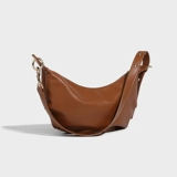 Кожаная демисезонная небольшая дизайнерская вместительная и большая сумка на одно плечо, из натуральной кожи