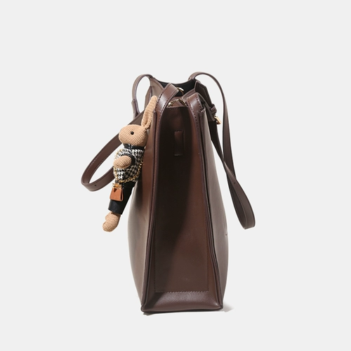 Вместительная и большая летняя универсальная модная портативная сумка через плечо, из натуральной кожи