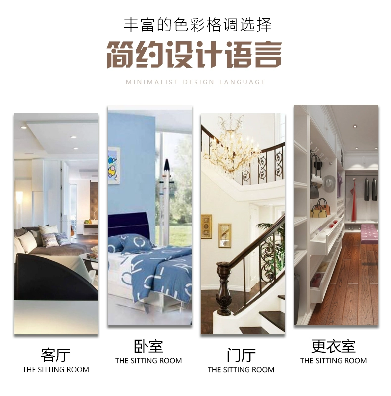Gương trang điểm phù hợp gương toàn thân gương nhà phòng ngủ sàn đặc biệt cung cấp đơn giản hiện đại dài gương sinh viên ký túc xá gỗ rắn - Gương gương soi mặt